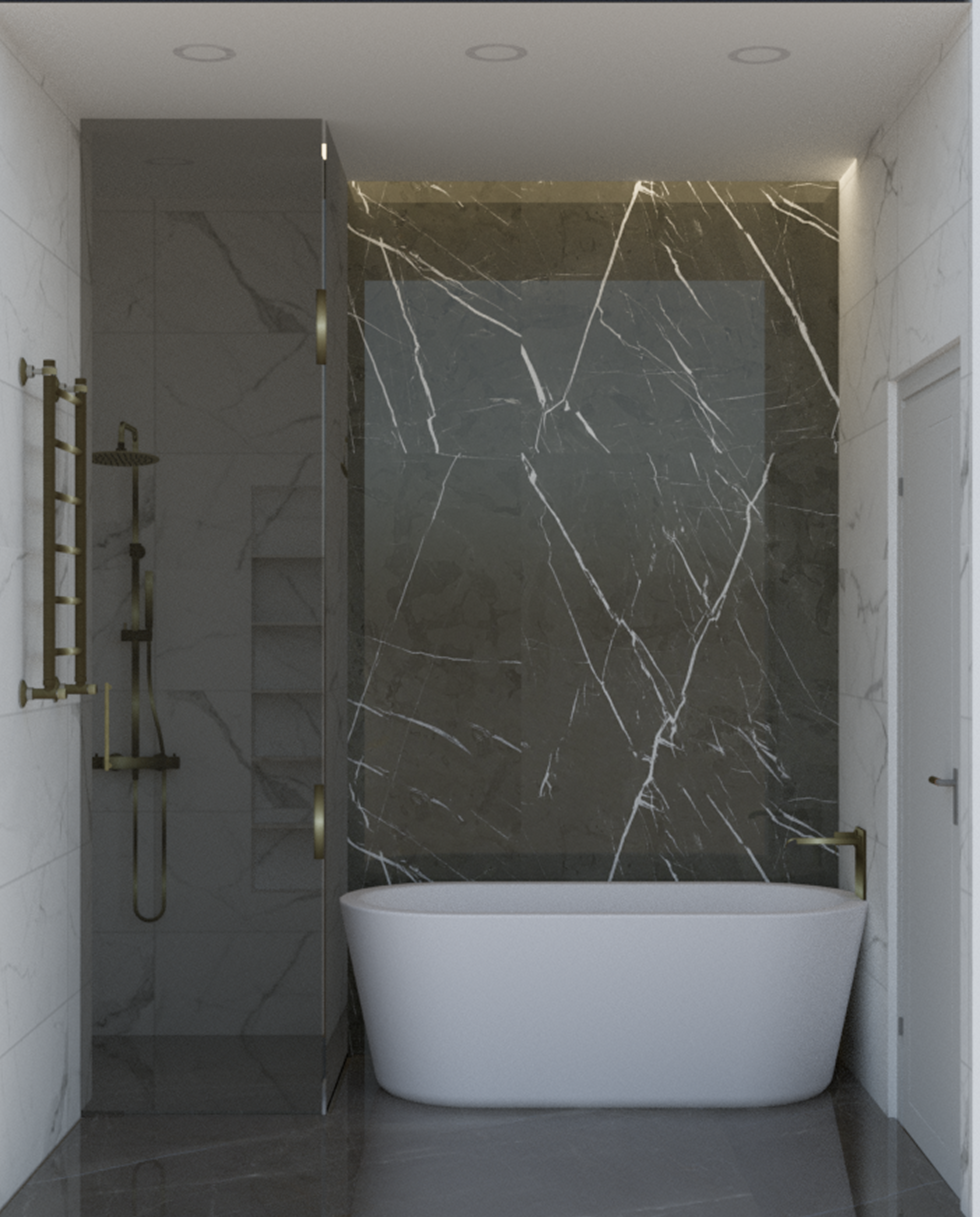 Composer's Residency, Bathoom Liza Tregouet Interiors, Interior Designer, Switzerland