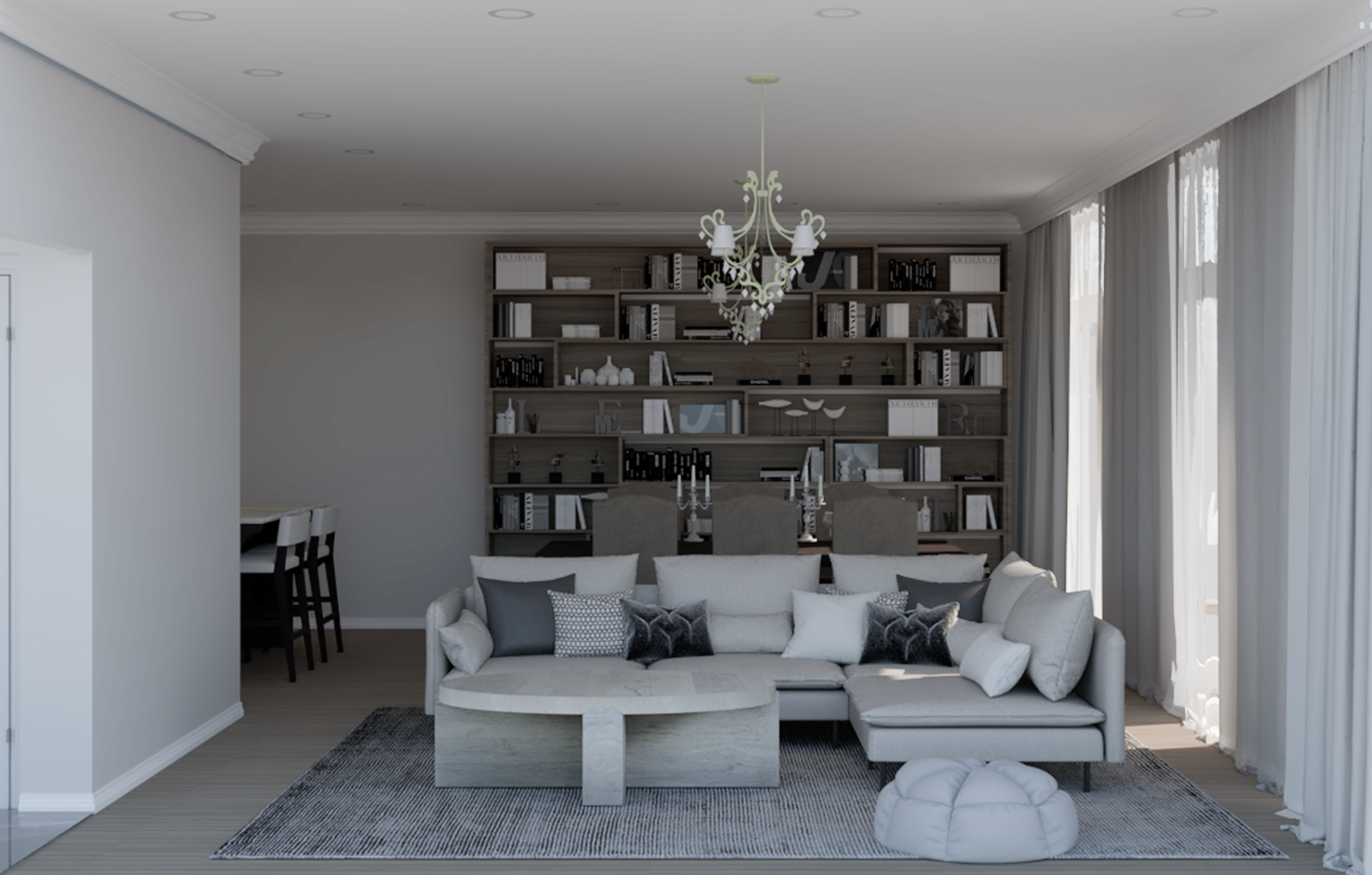 Composer's Residency Living Room
