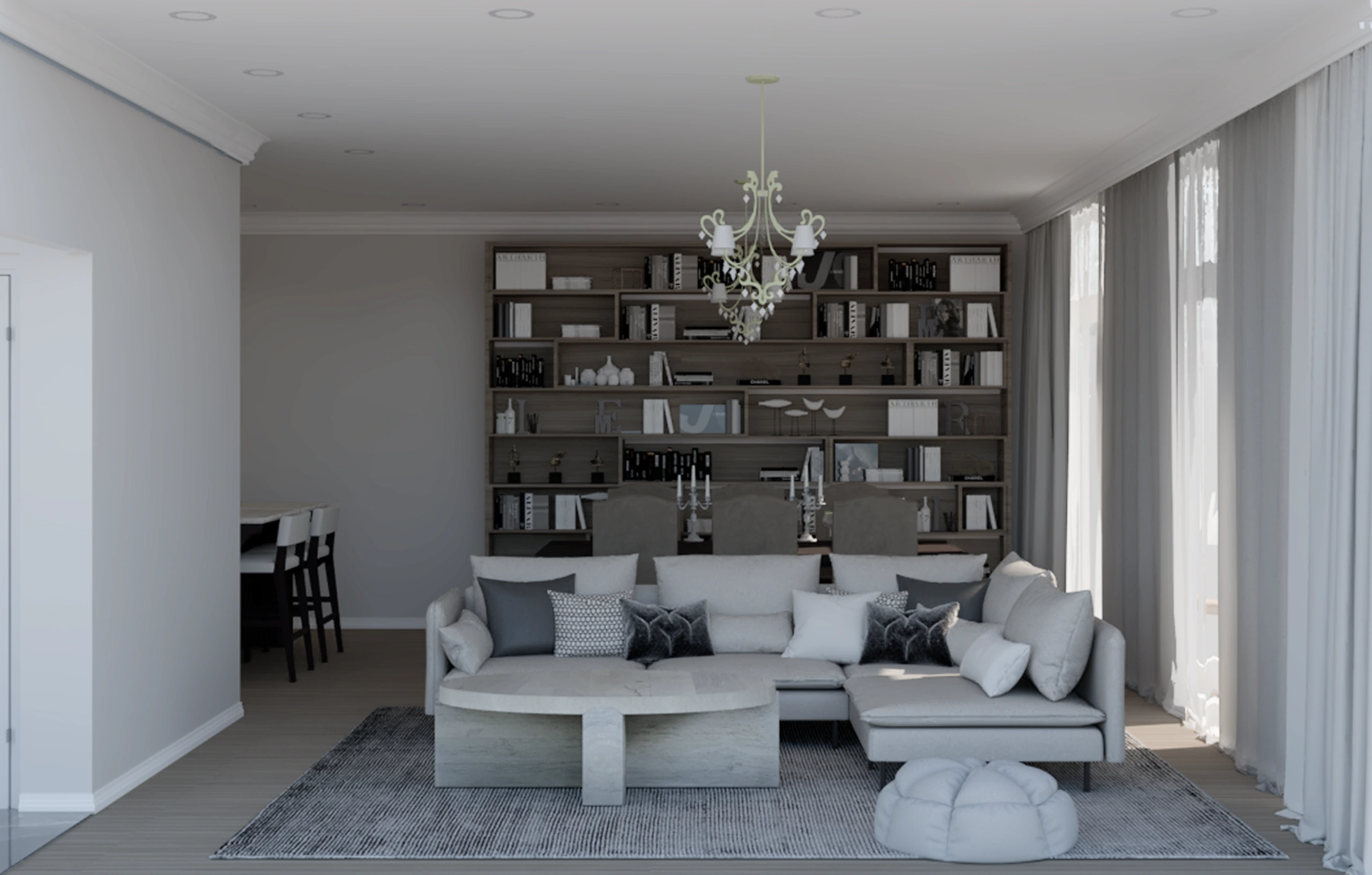 Composer’s Residency Interior Design with Global Sourcing and 3D Planning